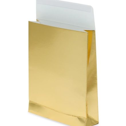 Enveloppe de carte cadeau en or 80x120x30 mm 220 g 10 pcs