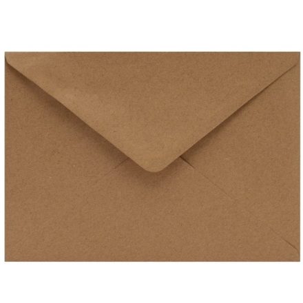 Enveloppes en papier C5 marron 120 g 50 pcs pour invitations de mariage