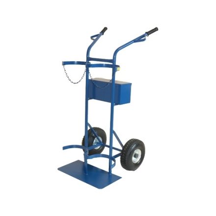 Chariot à cylindre à gaz BENEK avec boîte à oxygène et au propane-butane 11,5/33 kg