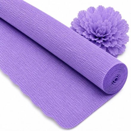Crêpe italienne 180g Pourpre 50cm/250cm La Bible décorative de la graisse