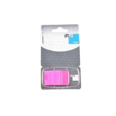 Drapeaux d'information de l'indexage des onglets roses 25x43mm 50pcs avec alimentation
