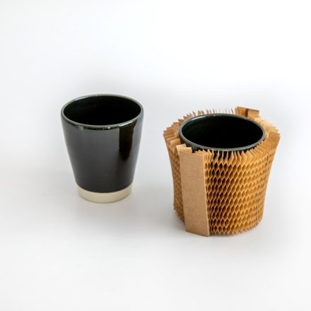 Manche en papier en nid d'abeille 10cm Flexi-Hex Air Kraft FSC