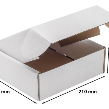 Boîte de trancheuse blanche 210x210x75 mm F427 expédition standard