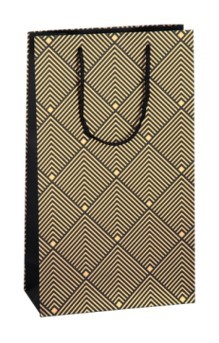 Sac à vin double K...422SZZ or noir 210x100x360 mm