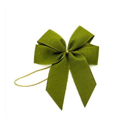 Bâton satiné 25 mm olive sur caoutchouc 10 pcs