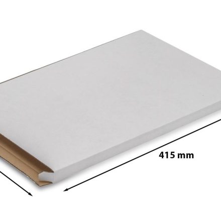 Boîte de coupure en carton 415x325x23 mm Blanc F211