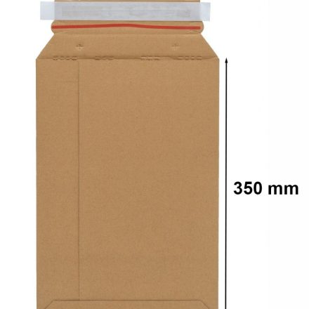 Enveloppe en carton pour l'expédition A4 250x350 mm marron avec bande adhésive
