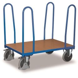 Chariot plate-forme de stockage avec sidebars SW-600.204 au 500 kg