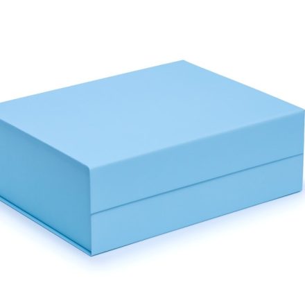 Boîte magnétique bleue 330x255x115mm (réponse) A4 Emballage décoratif