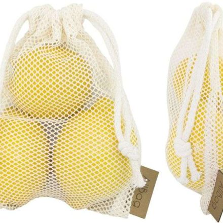 Filet d'achat de coton ECRU 15x20cm, sac de fruits et légumes