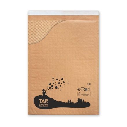 Enveloppe à bulles en papier vert G17/A4 230x350 mm marron 1 pcs
