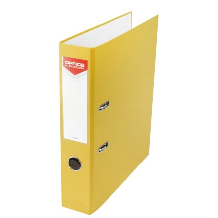 Filtre de bureau A4 avec rail de documents, dos 75 mmJaune