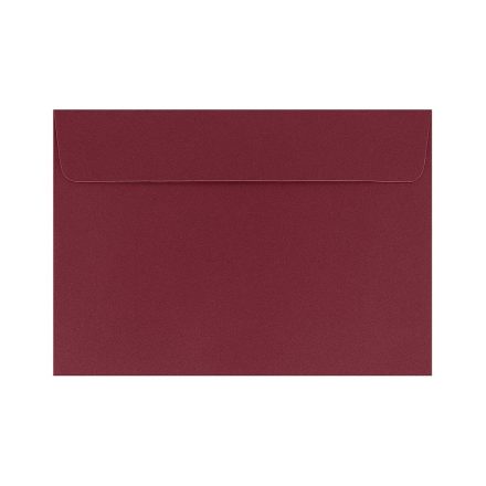 Enveloppes ornementales B6 perles bordeaux HK avec sangle 120g 50 pcs