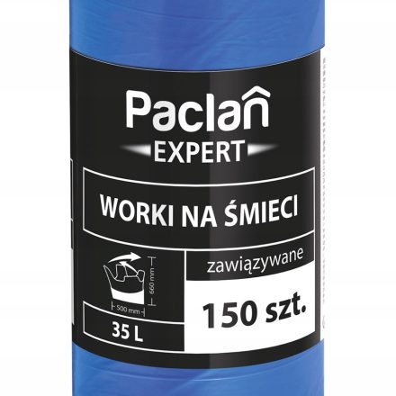 Sacs poubelle Paclan Expert Multitop 35L 150 pcs bleus
