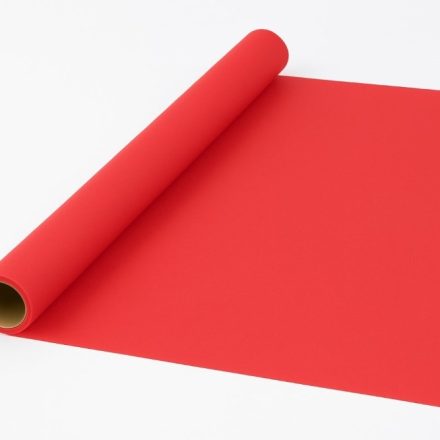 Feuille de satin décoratif rouge 50 cm x 9 m pour la floristique