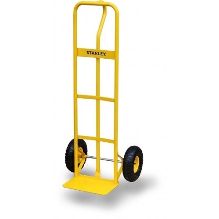 Chariot de rangement à deux roues en acier jaune 200 kg, pelle 355 x 215 mm