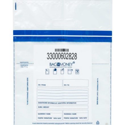 Enveloppes bancaires sécurisées C3 320x450 mm Transparent 100 pc
