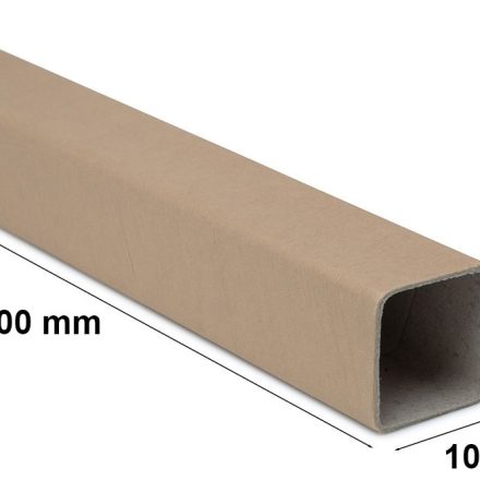 Carton tube carré 100x100 mmC'est pas vrai. 2,5 mm,L. 400 mm