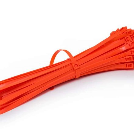 Type de pince de câble de château 490 x 9,5 mm orange 100 pc