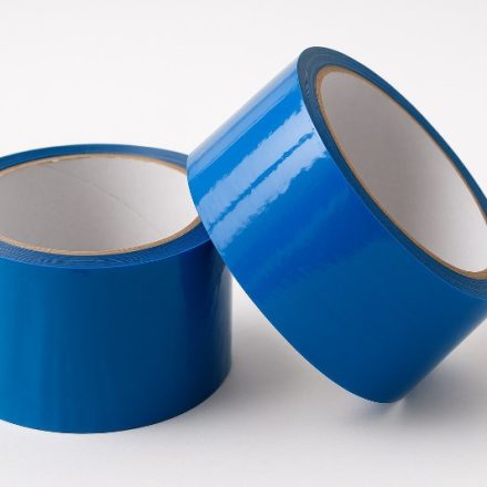 Ruban d'emballage acrylique bleu 48 mm x 45 m pour cartons et emballages