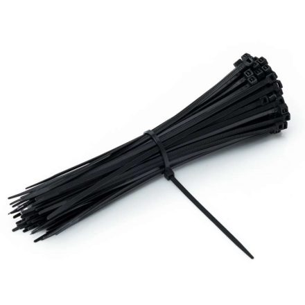 Pinces de câbles tritiques 200 x 3,6 mm noir 100 pc
