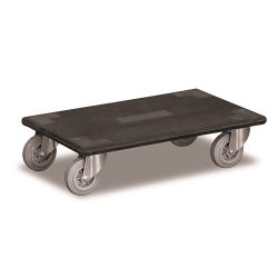 Doggy de meubles MH-937.003 chariot avec couvercle en caoutchouc 300 kg 600 x 350 mm