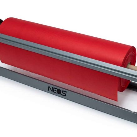 Distributeur pour rouleau de papier d'emballage 50 cm acier avec lame