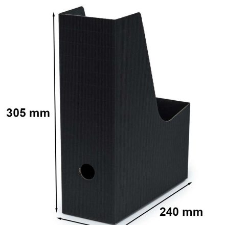 Boîte en carton pour documents A4 9 cm noir au bureau