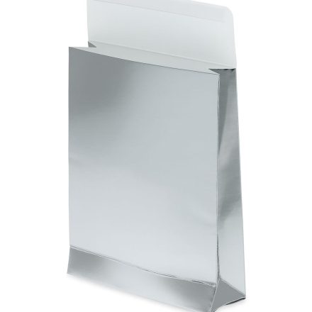 Enveloppe en carton argenté 80x120x30 mm 220 g - ensemble 10 pcs
