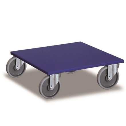 Meubles doggy Square 600x600 mm, roues en caoutchouc 100 mm, capacité de charge 300 kg