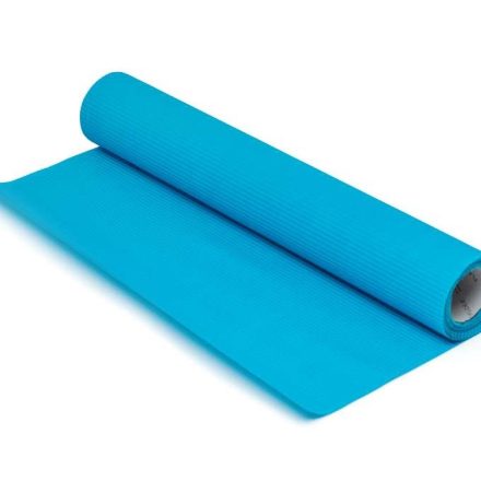 Papier cartonné ornementé bleu en rouleau 50 cm x 10 m étanche