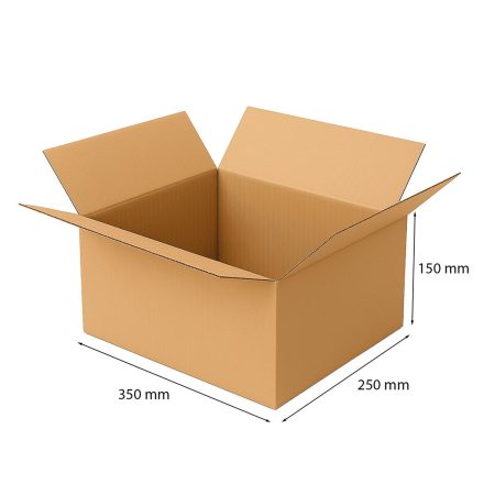Carton d’expédition A4 marron, 350x250x150 mm