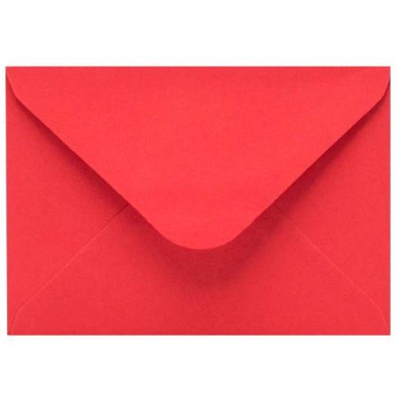 C6 enveloppes pour invitations rouges légères 114x162 mm 120 gSm, 50 pcs