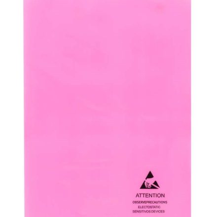 Sacs antistatiques ESD clair ouvert transparent 220x320 mm 80 um 100