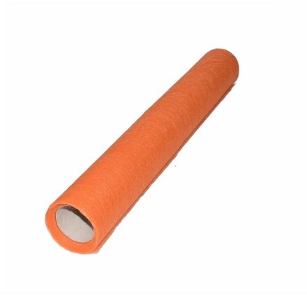 Flizeline ornementée orange foncée 50 cm x 7,32 m 37 g/m2 dans un rouleau