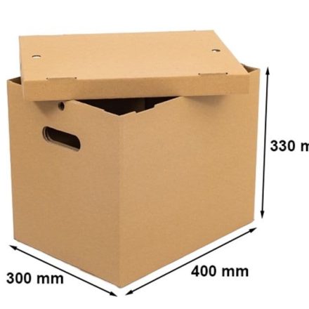 carton en mouvement fort avec l'âge 400x300x330mm(rires) GRUBY 10 pc