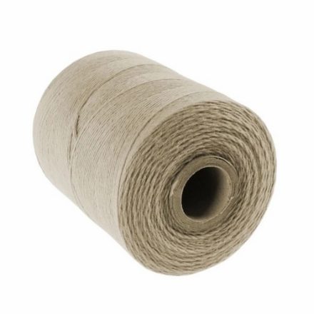 Fils de lin, cliquet 1 mm, chaîne de graines de lin 370 m, brut 250 g