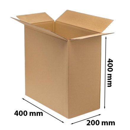 Boîte à palettes en flap 400x200x400 mm 3-une couche pour l'expédition