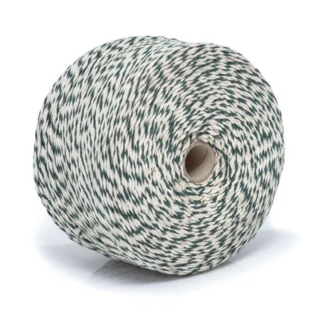 Cordon de coton vert blanc 1 kg, 550 m, 2 mm pour les viandes