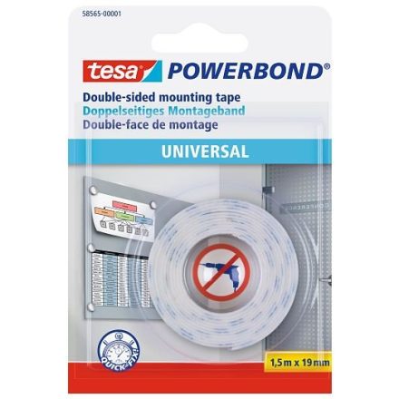 Bande de montage POWERBOND universelle 1,5m:19mm