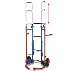 Chariot de transport télescopique pour pneumatiques SK-710.307, 8 pneumatiques 200 kg