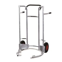 Chariot de transport de pneumatiques bas SK-710.313, 200 kg, 540-820 mm