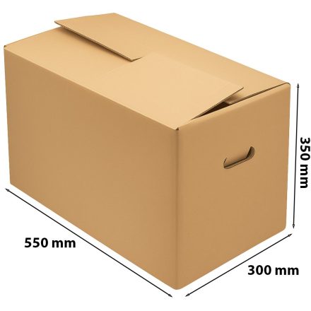 Déplacement du carton 550x300x350mm 5-couche BC640g brun