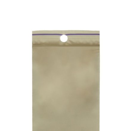 Sachets à fermeture zip en or fermés 60x80 mm 0,050 mm 100 pcs
