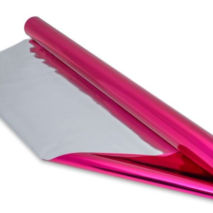 Feuilles de papier métallisé rose pour cadeaux 70x100 cm, 50 pcs