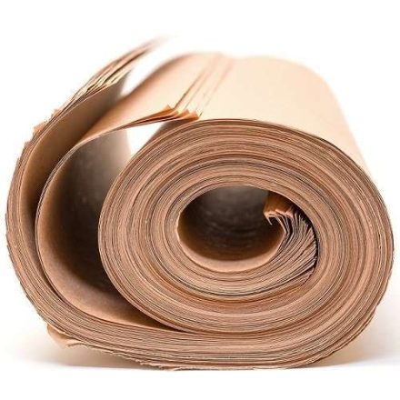 Feuilles de papier d'emballage kraft 105x126 cm striations 80 g/m2 gris 1 kg