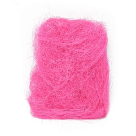 Sisal décoratif 40 g rose intense, remplissage cadeau