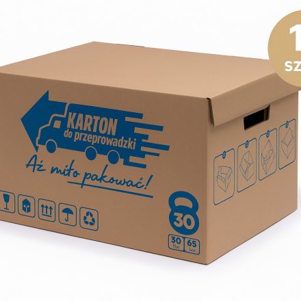 Le carton en mouvement est solide et durable 460x330x290mm - 10 pcs