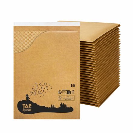Enveloppes à bulles en papier D14 180x275 mmmarron, 125 pcs