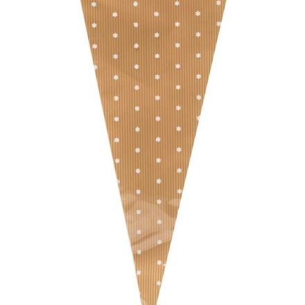 Cellophane Cone Eko+Gips 15x35 cm pour les fleurs et les bonbons